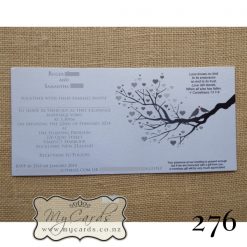 DLE Birds in Tree Wedding Invitation | Design 276
