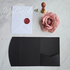 A6 Pocketfold Black Matt