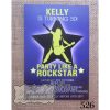 A6 Rockstar Birthday Invitation | Design 526