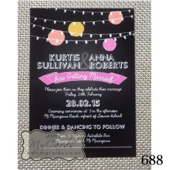 A6 Black Fairy Lights Lanterns | Design 688