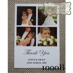 A6 Thank You Card | Photo | Design 1000B