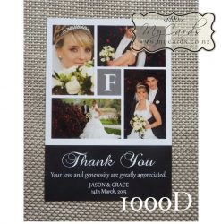 A6 Thank You Card | Photo | Design 1000D