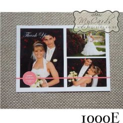 A6 Thank You Card | Photo | Design 1000E