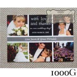 A6 Thank You Card | Photo | Design 1000G