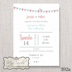 5x7 Bunting Birds Design 392