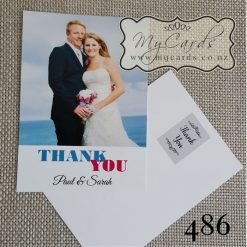 A6 Thank You Card | Photo | Design 486