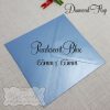 155mm Square Pearlescent Blue Envelopes