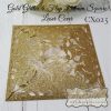 Gold Glitter 4 Flap Wedding Invitation Laser Cover CX025
