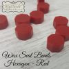 Wax for Seals - Red Hex (bag of 100)