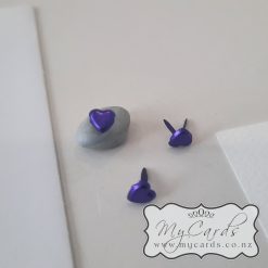 Invitation Split Pin x 25 Purple Heart Mini
