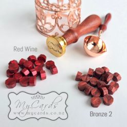 Wax for Seals - Bronze 2 Hex (bag of 100)