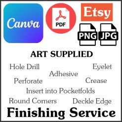 Art Supplied Printing Finishing Service