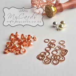 Eyelets / Rivets ROSE GOLD 4mm Pack 25