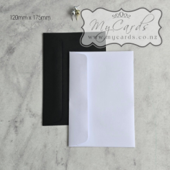 Black 120mm x 175mm Envelope
